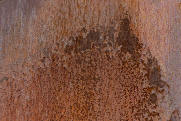 weathered rust metal texture background