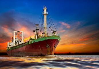 Industrial ocean ship