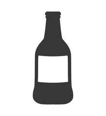 fresh beer bottle isolated icon vector illustration design
