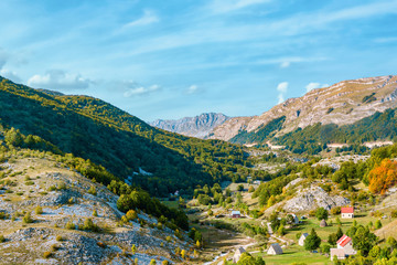 Fototapeta na wymiar Landscape in Montenegro near Budva