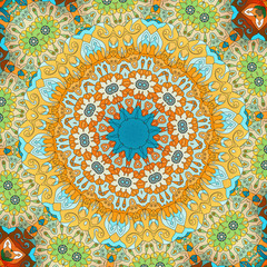 Mandala pattern. Vintage decorative elements.