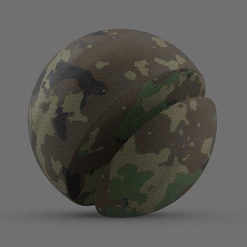 Green and beige camouflage military fabric