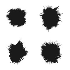 set of spots. Vector illustration.