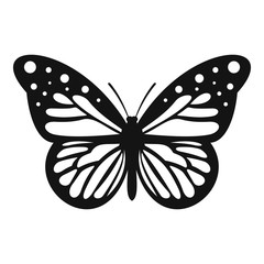 Big butterfly icon. Simple illustration of big butterfly vector icon for web