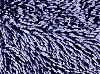 Old blue mop texture.