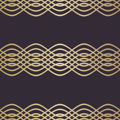 Gold ornament texture. Vector geometric background.