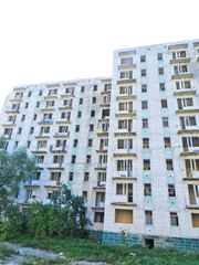 Abandoned multistory building in Ukraine