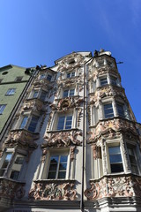 Fototapeta na wymiar Innsbrucker Altstadt Helblinghaus