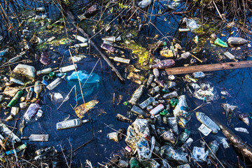 Garbage in the water