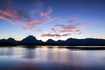 Teton Range at Dusk