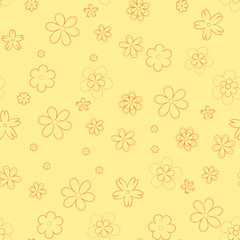 flower geometric seamless pattern. Fashion graphic. Background design. Modern stylish abstract texture. Template for prints, textile, wrapping and decoration, wallpaper. Vector illustration.