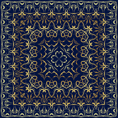 Square gold pattern