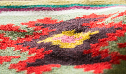 Fototapeta na wymiar Traditional Ukrainian woven fabric