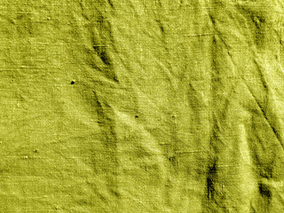 Yellow color cotton cloth.