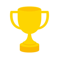 trophy cup winner isolated icon vector illustration design