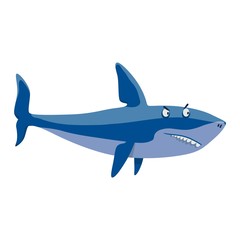 Vector shark character