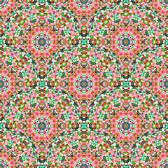 Ornamental Seamless Pattern. Abstract Geometrical Vector Background