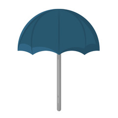 umbrella silhouette isolated icon vector illustration design