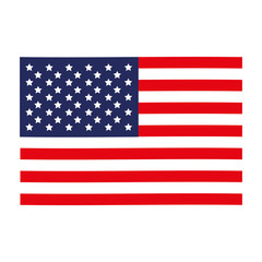 usa flag icon image vector illustration design 