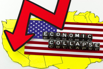 The collapse of the US economy in the concept