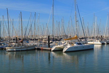Fototapeta na wymiar Port de Plaisance de La Rochelle, France