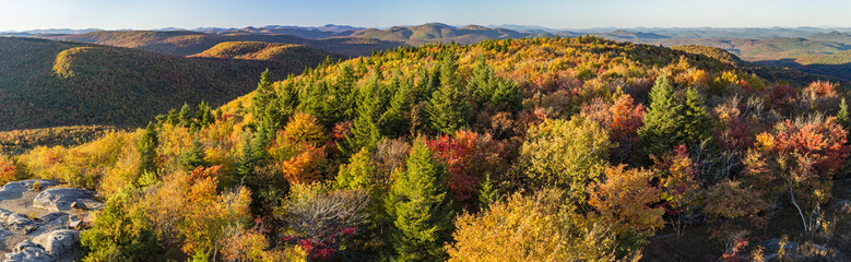 Autumn View North from Hadley Mountain