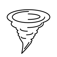 twister climate symbol isolated icon vector illustration design