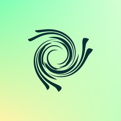 Abstract swirl logo