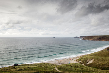 landscape shot of Sennen Cove