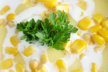 Corn soup