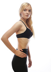 Fototapeta premium Portrait of sensual woman model