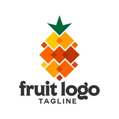 fruit vector logo