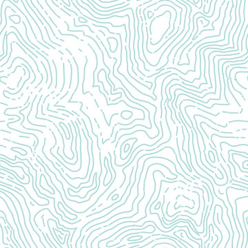 Seamless topographic contour map pattern. Vector seamless backgr