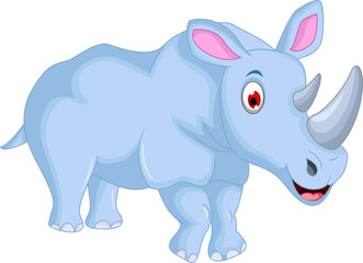 cute rhino cartoon