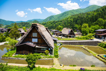 Fototapeta na wymiar Japanese village