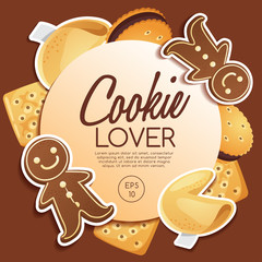 Cookie Lover Elements : Vector Illustration 