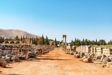 Umayyad City of Anjar in Lebanon. It is located about 50km east of Beirut and has led to its...