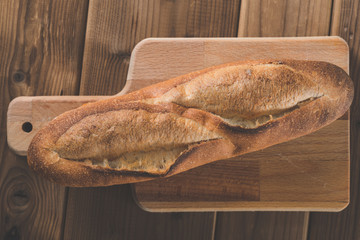 フランスパン 朝食イメージ