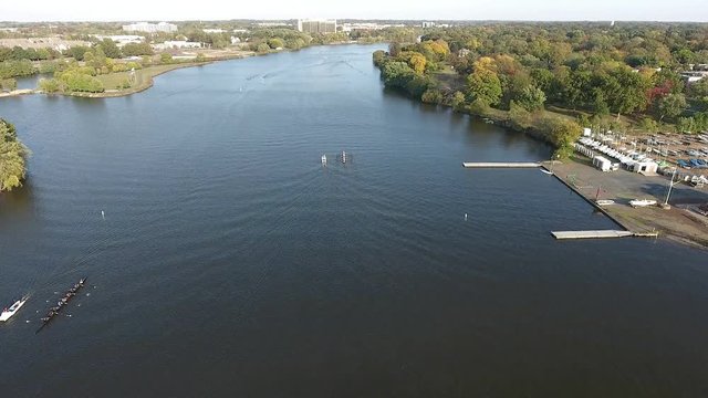 Rowing Crews on  Cooper River New Jersey