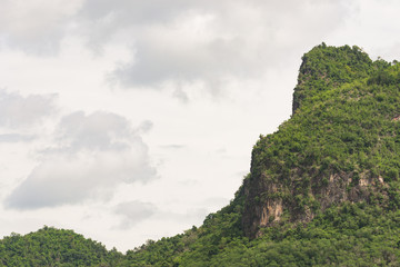The mountain landscape in thailand.