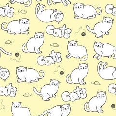 cartoon character kitten
