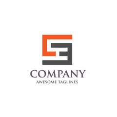 CE,E,C, SE letter Business design template logo icon, letter CE  square logo concept
