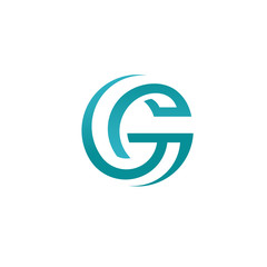 best letter G concept business logo design template, letter G circle style logo concept
