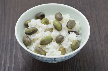 黒枝豆のご飯