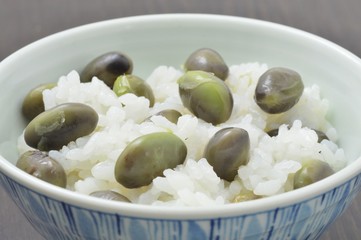黒枝豆のご飯