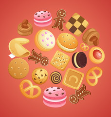 Cookie Lover Elements : Vector Illustration 