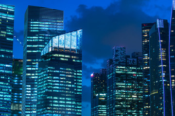 Singapore Cityscape Marina Bay at building