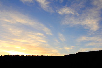 白駒池の夜明け