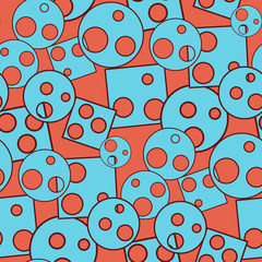 Decorative geometric pattern. Vector