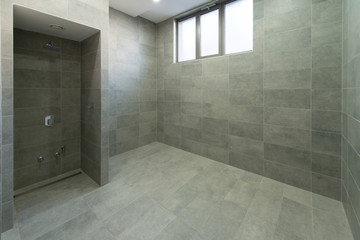 Interior Of A Shower Room
